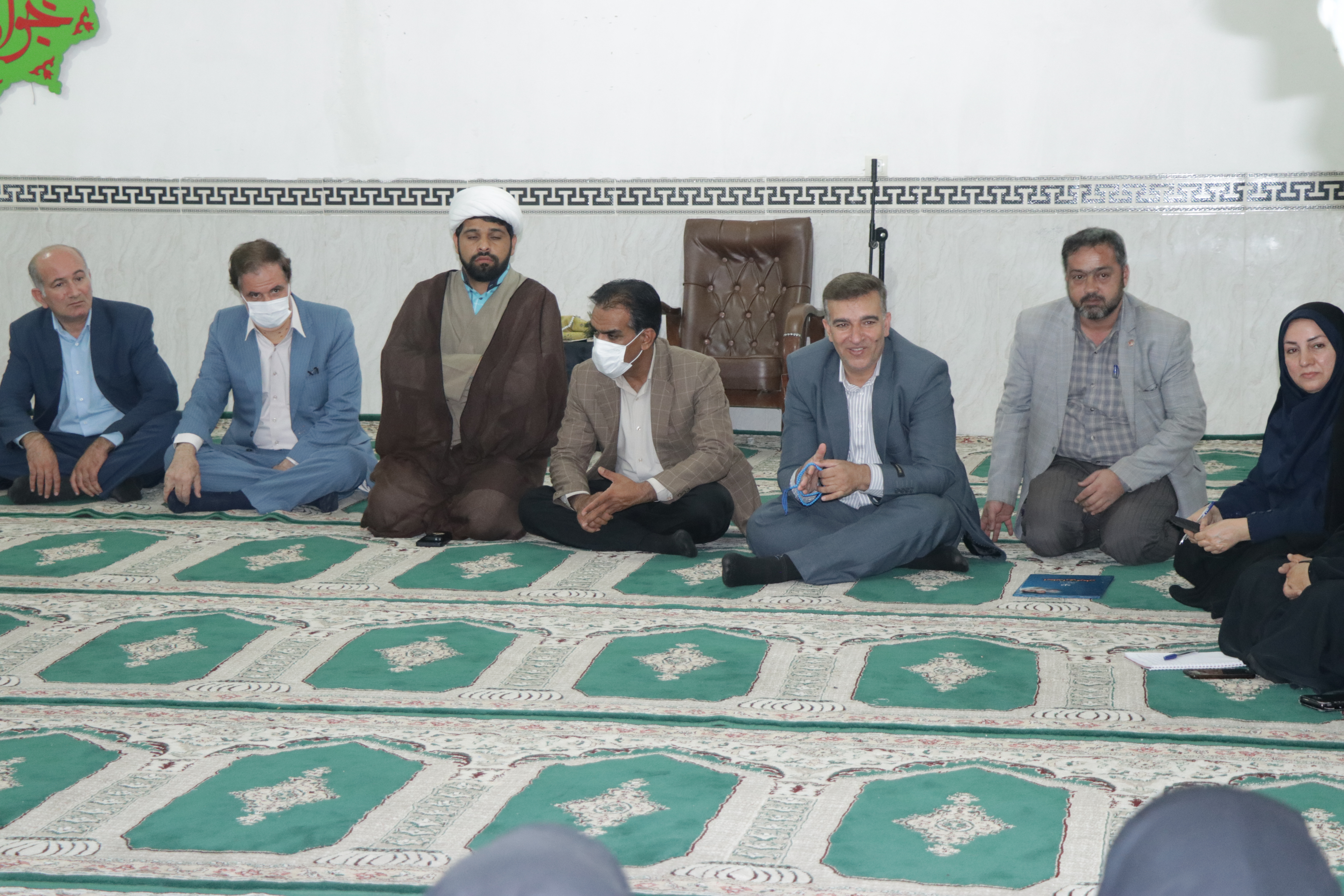 حضور مدیرکل بهزیستی استان در مسجد جوادالائمه شهرک شهید همت