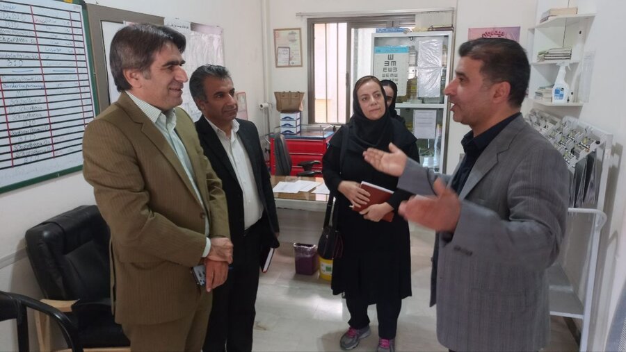 سنندج | بازدید از موسسه خیریه بیماران روانی مزمن بهار و مرکز توانبخش ساریژ
