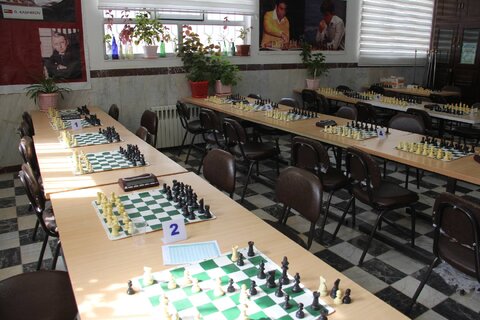 گزارش تصویری| برگزاری مسابقه شطرنج نابینایان
