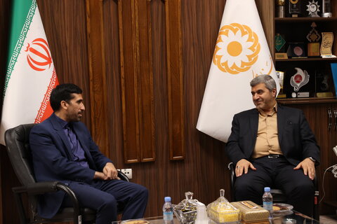 دیدار آقای مهندس امیر یزدی شهردار منطقه 12 تهران با ریاست سازمان