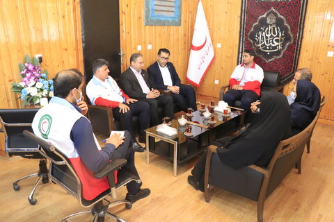 دیدار مدیر کل بهزیستی  با مدیر عامل جمعیت هلال احمر استان بوشهر