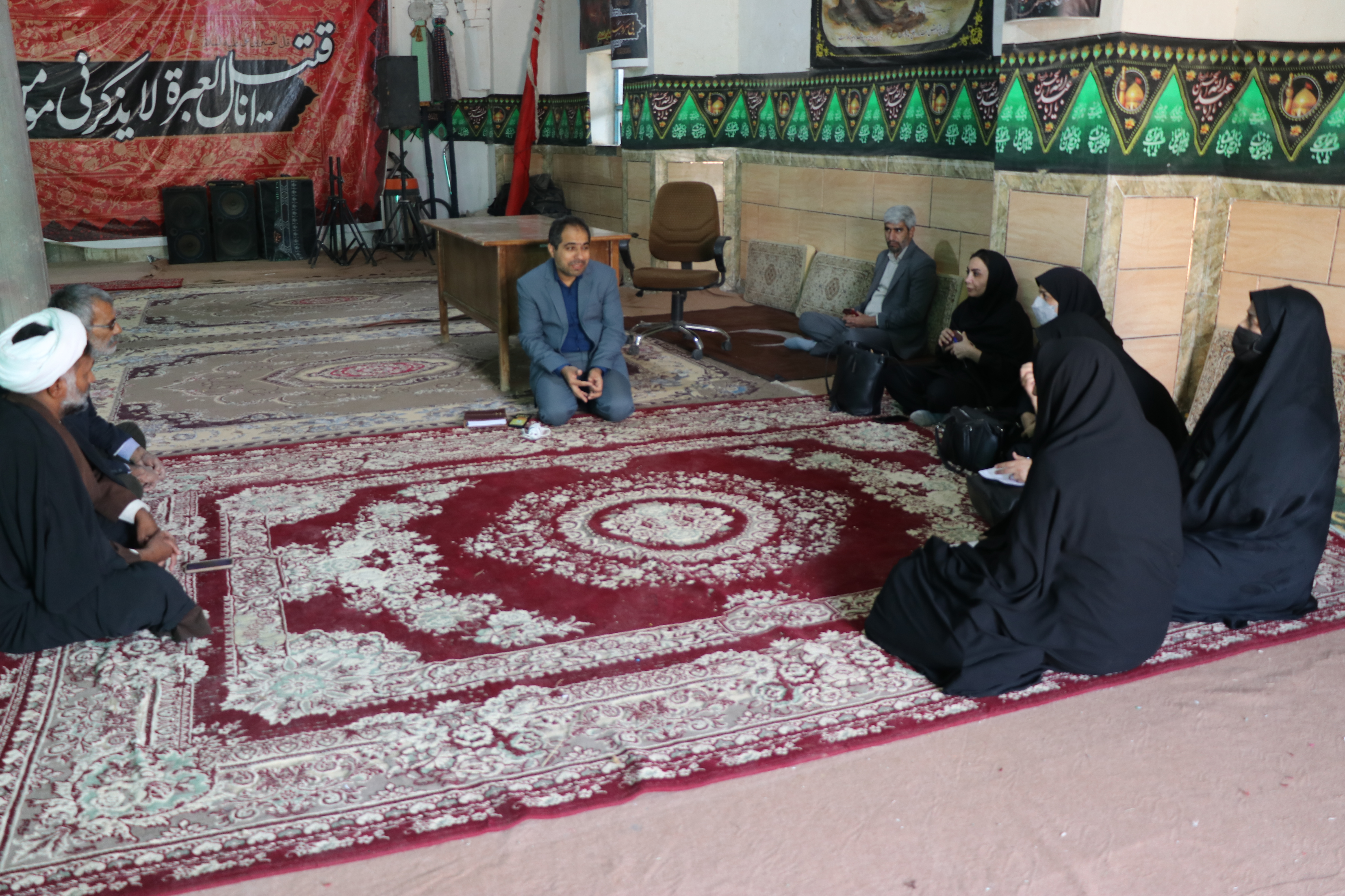 حضورمددکاران بهزیستی در اردوی جهادی در منطقه شهداد