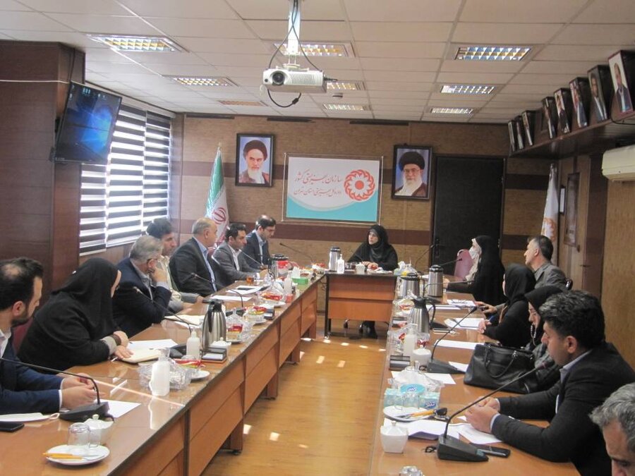 جلسه شورای معاونین اداره کل بهزیستی استان تهران تشکیل شد