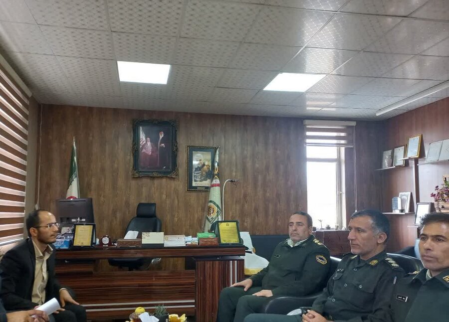 دماوند| دیدار صمیمی با فرماندهی نیروی انتظامی