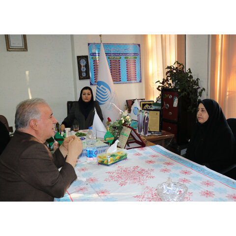 حضور مدیرکل و معاونین بهزیستی آذربایجان غربی در موسسه خیریه امدادگران عاشورا