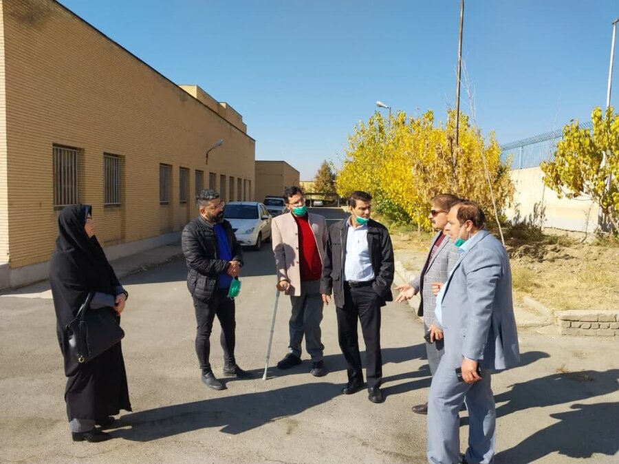 بازدید از مرکز نگهداری شبانه روزی بیماران اعصاب وروان مهر هشتگرد