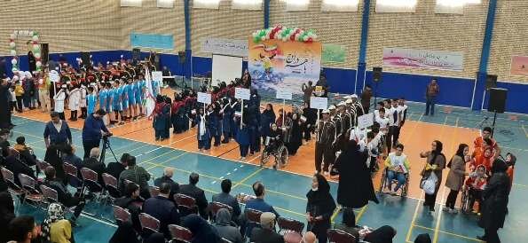 کاشان| برگزاری مراسم افتتاحیه جشنواره ورزشی باهم در اوج ۲ ویژه افراد دارای معلولیت