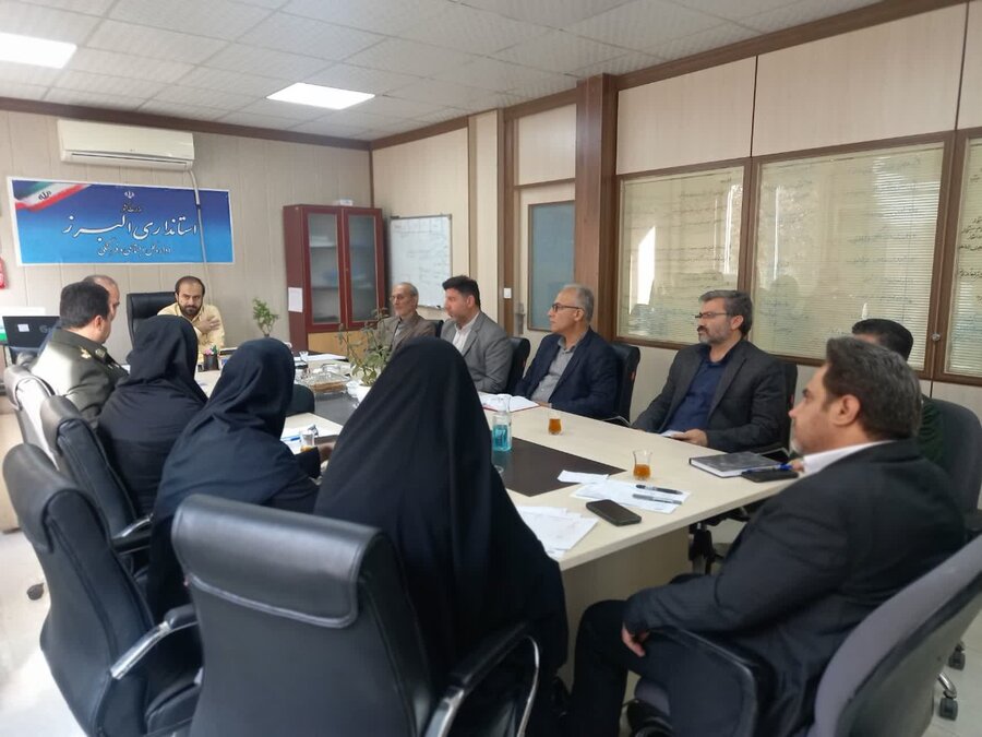 برگزاری نخستین جلسه کارگروه رصد آسیب های اجتماعی در استان البرز