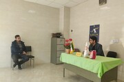 خوانسار| میز خدمت و ارتباطات مردمی در مصلی شهرستان برپا شد