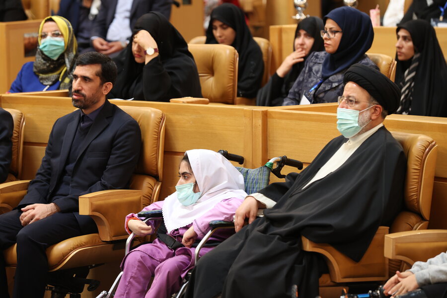 Iran's president ; we should pay  more respect to persons with disabilities in our community 