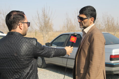گزارش تصویری امصاحبه زیدوند سرپرست بهزیستی استان مرکزی و جمعی از معلولین استان با خبرنگار شبکه استانی آفتاب