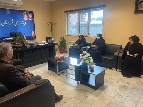 دیدار مدیرکل بهزیستی استان مازندران با فرماندار شهرستان سوادکوه