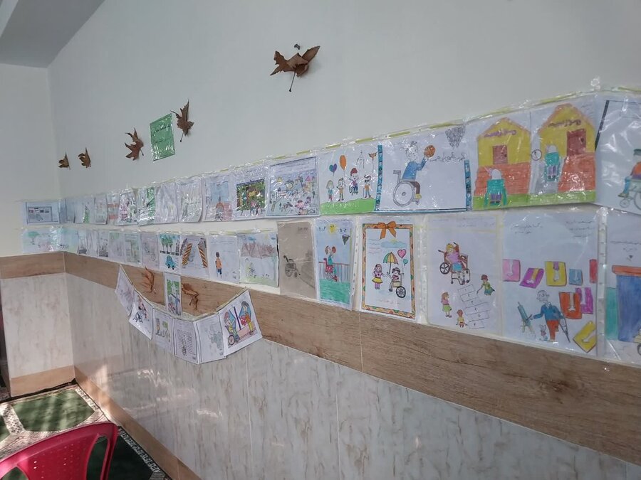 مراسم تجلیل از برگزیدگان  مسابقه نقاشی و دلنوشته ویژه  افراد دارای معلولیت در سطح مدارس آموزش و پرورش شهرستان ساوجبلاغ