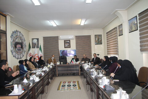 گزارش تصویری ا جلسه هم اندیشی با مسئولین فنی وموسسین مراکزحرفه آموزی وکارگاههای سطح استان