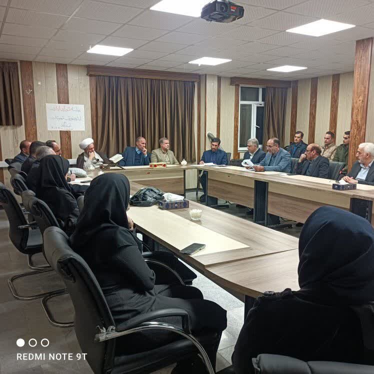 جلسه شورای اداری بهزیستی شهرستان با حضورمشاور وزیر و رئیس سازمان بهزیستی کشور