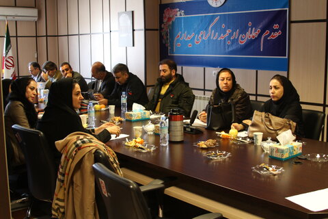 نشست های تخصصی در شورای اداری بهزیستی کردستان