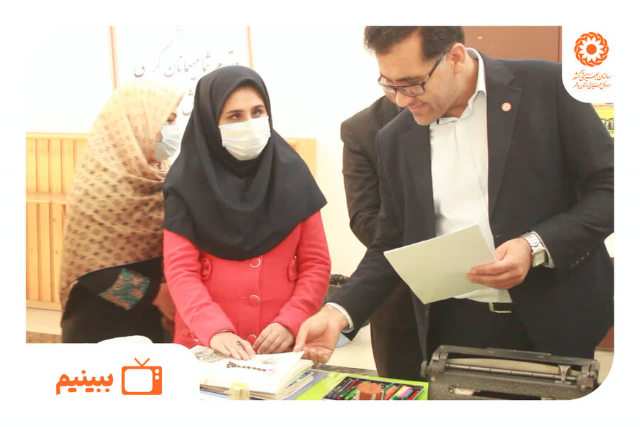 ببینیم|نمایشگاه دستاوردهای روشندل نخبه در بوشهر برپا شد