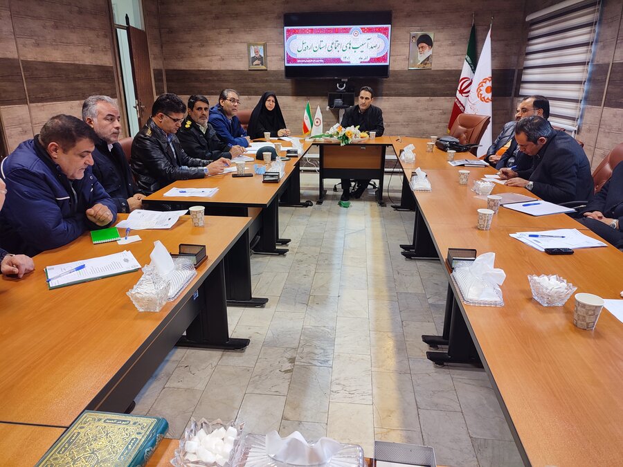 برگزاری جلسه دبیرخانه رصد آسیب های اجتماعی استان اردبیل