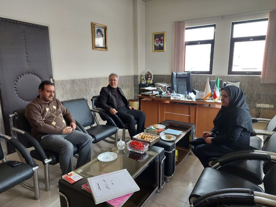 بازدید مسئول امور فرهنگی بهزیستی کردستان از بهزیستی بیجار