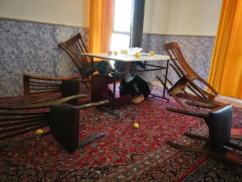 شاهرود | برگزاری مانور زلزله در خانه نگهداری از کودکان و نوجوانان