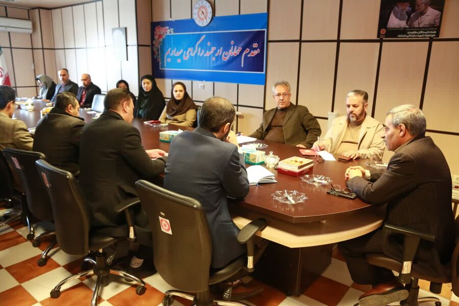 گزارش تصویری / نشست هم اندیشی شورای امر به معروف و نهی از منکر در بهزیستی کردستان برگزار شد . 