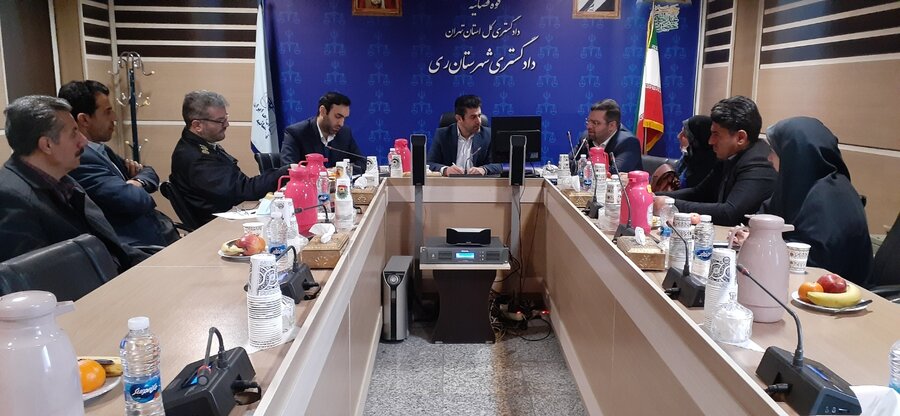 دیدار مدیرکل بهزیستی استان تهران با دادستان عمومی و انقلاب شهرستان ری