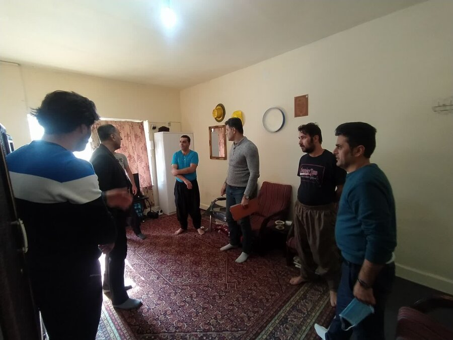 بازدید معاون پیشگیری بهزیستی کردستان از کمپها و مراکز کاهش آسیب سطح استان