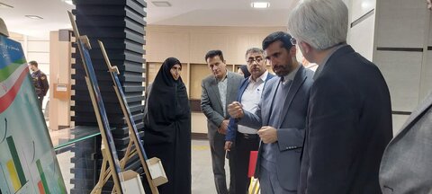 گزارش تصویری/بازدید رئیس سازمان بهزیستی از نمایشگاه جهادتبیین,بخشی از عملکردهای شاخص بهزیستی فارس در سال ۱۴۰۱ دردهه فجر انقلاب اسلامی