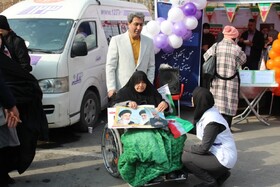 گزارش تصویری| حضور پرشور جامعه هدف بهزیستی در راه پیمایی روز پیروزی انقلاب اسلامی