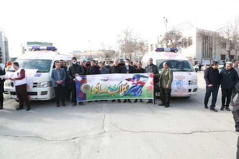 حضور پرشور کارکنان بهزیستی کردستان در راهپیمایی ۲۲ بهمن