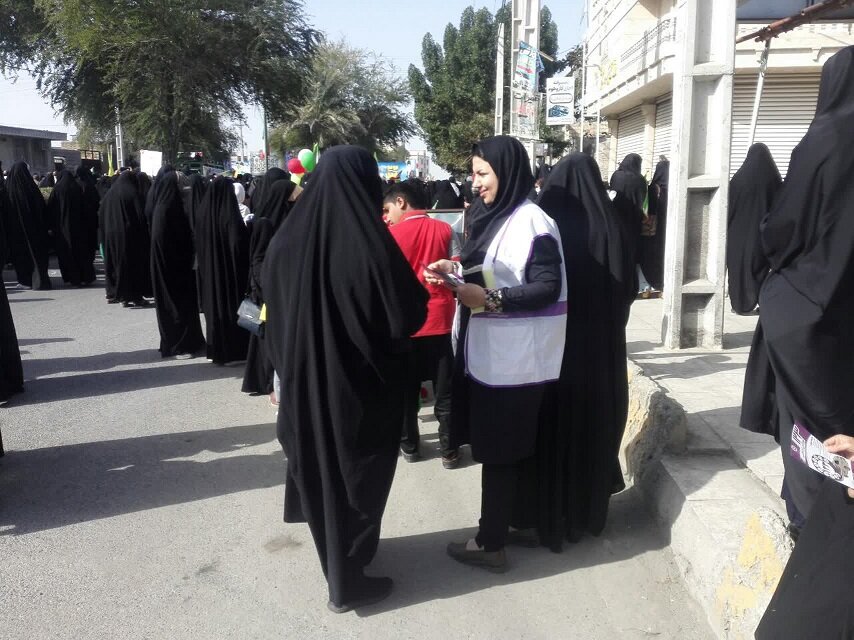 تصاویر/ حضور کارکنان بهزیستی هرمزگان در راهپیمایی ۲۲ بهمن
