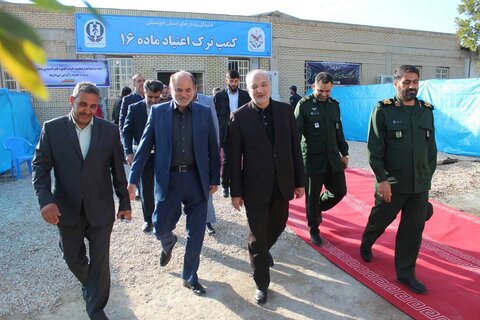 گزارش تصویری| افتتاح کمپ ترک اعتیاد ماده ۱۶در اهواز