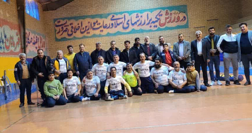 باخرز | قهرمانی تیم والیبال نشسته شهرستان باخرز در مسابقات چهارجانبه جام فجر