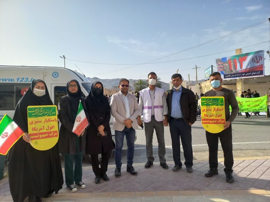 حضور پرشور در راهپیمایی ۲۲ بهمن- بستک