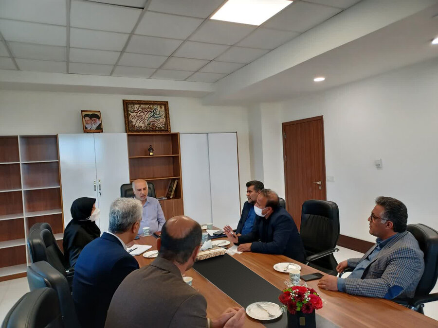 نشست مدیر کل بهزیستی خوزستان با رئیس سازمان مدیریت و برنامه ریزی استان