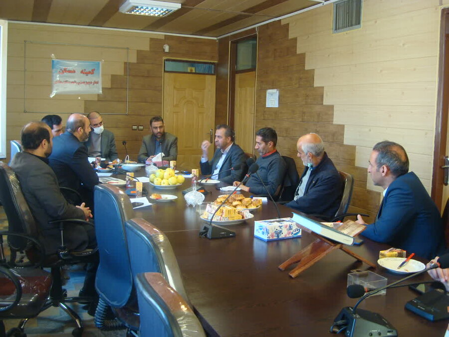 ملایر| بر گزاری جلسه مسکن شهرستان