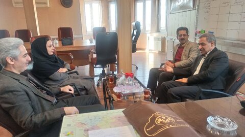 گزارش تصویری | دیدار مدیر کل و معاونت پشتیبانی بهزیستی استان کردستان با فرماندار شهرستان کامیاران