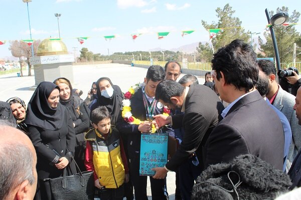 شهرضا|مراسم استقبال از پوریا جمالی دارنده مدال طلا و نقره مسابقات آسیا اقیانوسیه