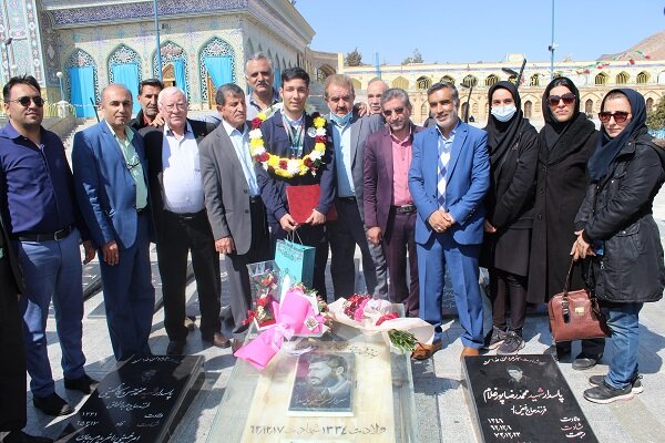 شهرضا|مراسم استقبال از پوریا جمالی دارنده مدال طلا و نقره مسابقات آسیا اقیانوسیه