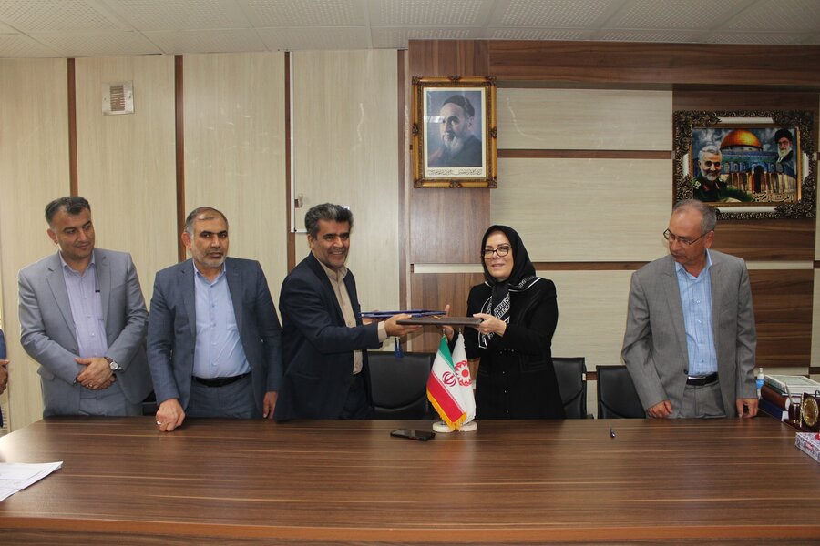 امضای تفاهم نامه ساخت شیرخوارگاه بهزیستی خوزستان