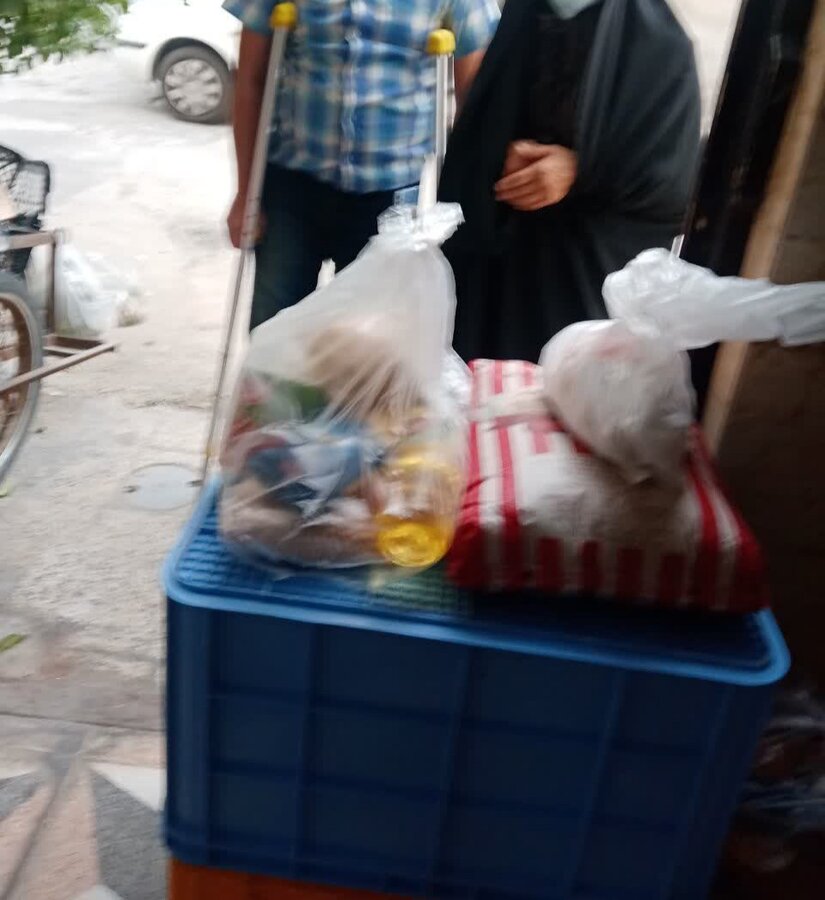 85 بسته مواد غذایی بین مددجویان بهزیستی بوشهر توزیع شد