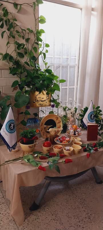 گزارش تصویری : برگزاری مسابقه سفره هفت سین مهربانی بین مراکز مثبت زندگی استان قم