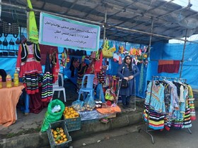 املش | برپایی نمایشگاه عرضه دستاوردها و توانمندی‌ توانخواهان بهزیستی در شهرستان املش