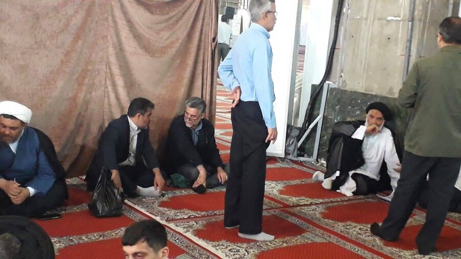 حضور مدیر کل بهزیستی خوزستان در مصلای نماز جمعه