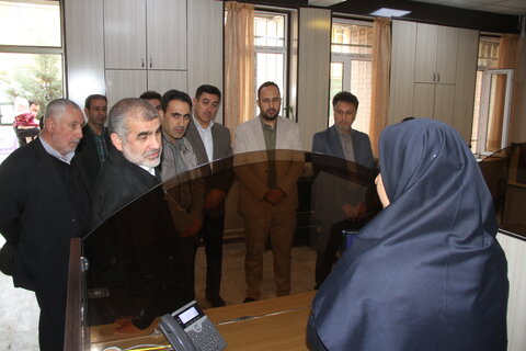بازدید نائب رئیس اول مجلس شورای اسلامی از واحدهای و بخش‌های اداری بهزیستی شهرستان اردبیل