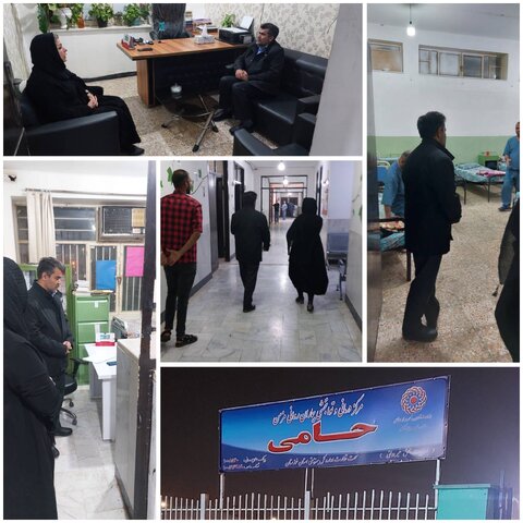 بازدید سرزده مدیر کل بهزیستی خوزستان از مرکز  بیماران روانی آبادان