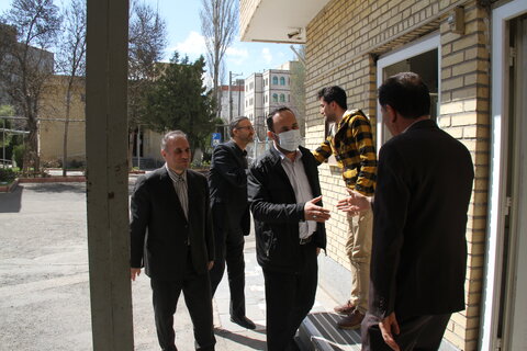 گزارش تصویری | بازدید نوروزی مدیرکل بهزیستی استان با کارکنان ستادی