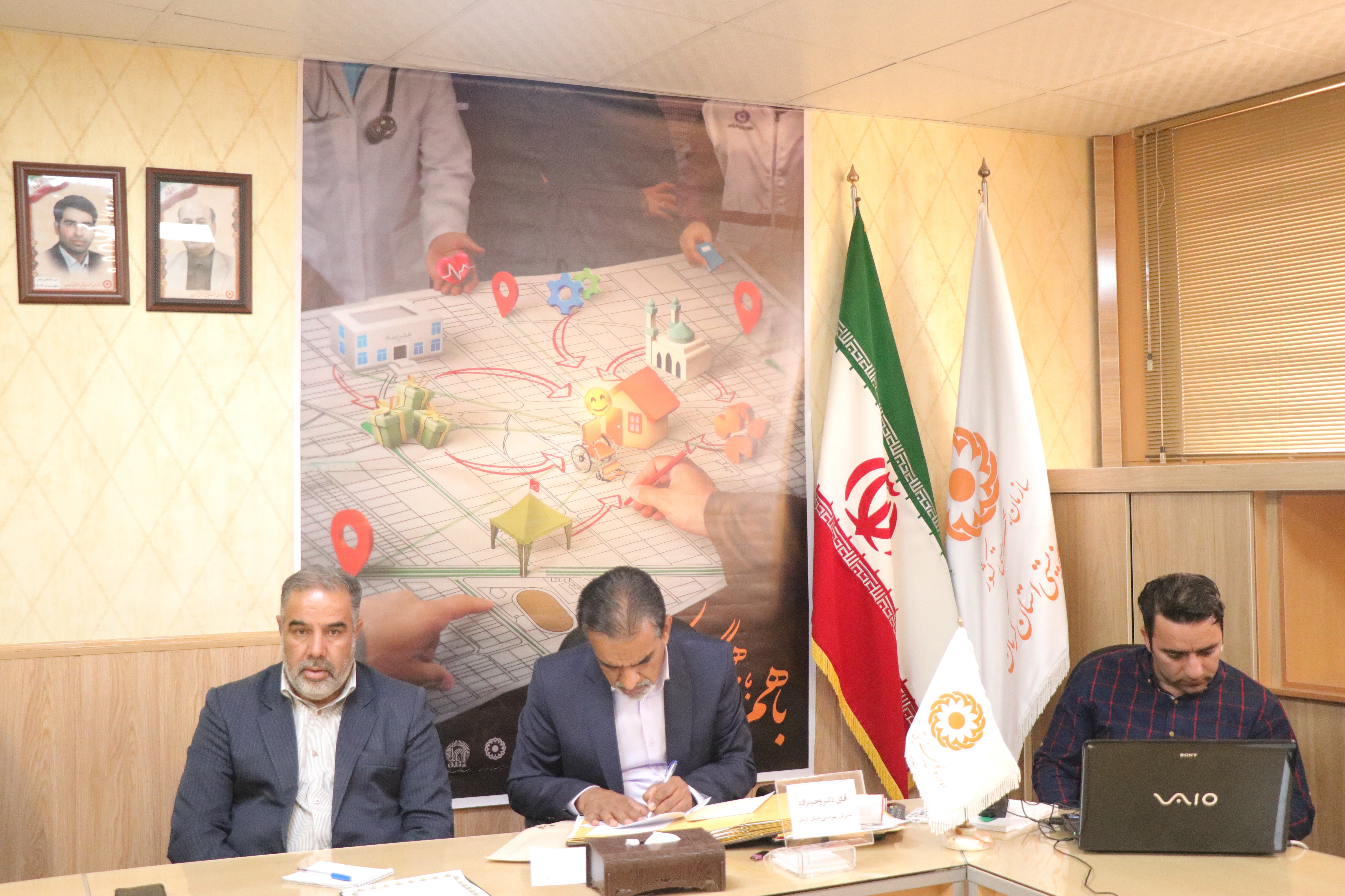 افتتاح طرح ملی مهرواره در محضر ولی نعمتان در کرمان