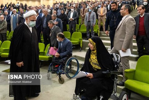 گزارش تصویری| دیدار افراد دارای معلولیت و اقشار مختلف مردم استان البرز با رئیس قوه قضاییه