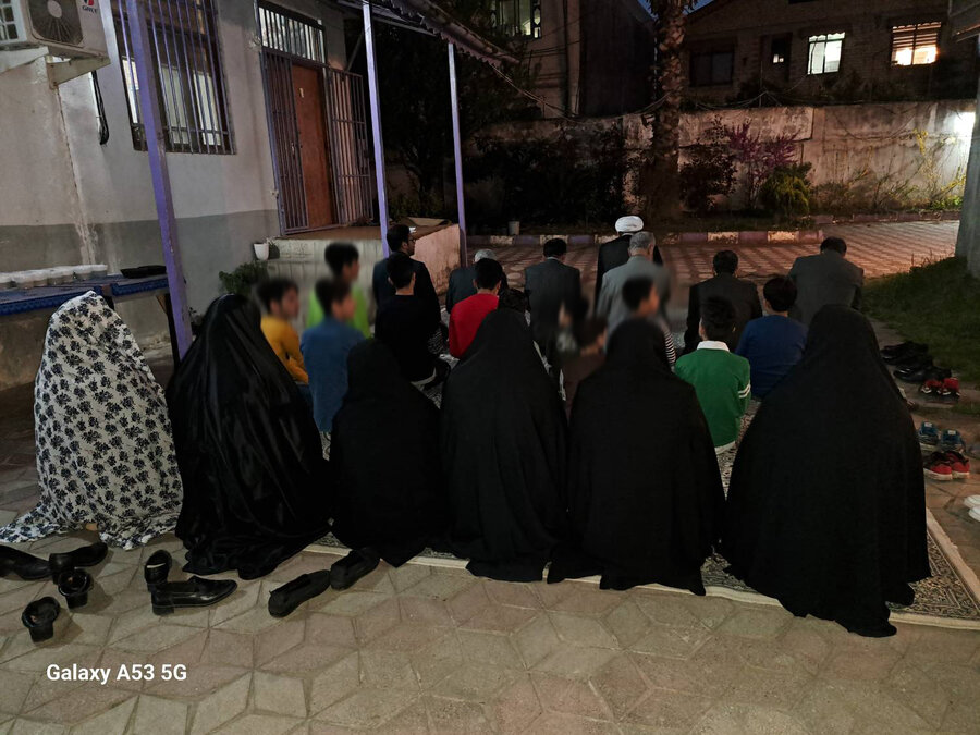 رودسر | ضیافت افطاری با کودکان مرکز نگهداری شبانه روزی امام حسن مجتبی (ع) رودسر
